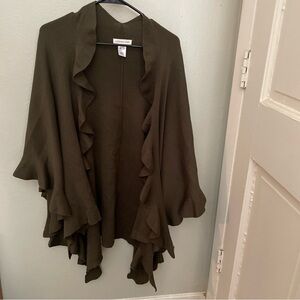 Coldwater Creek Earthy Knit Shawl